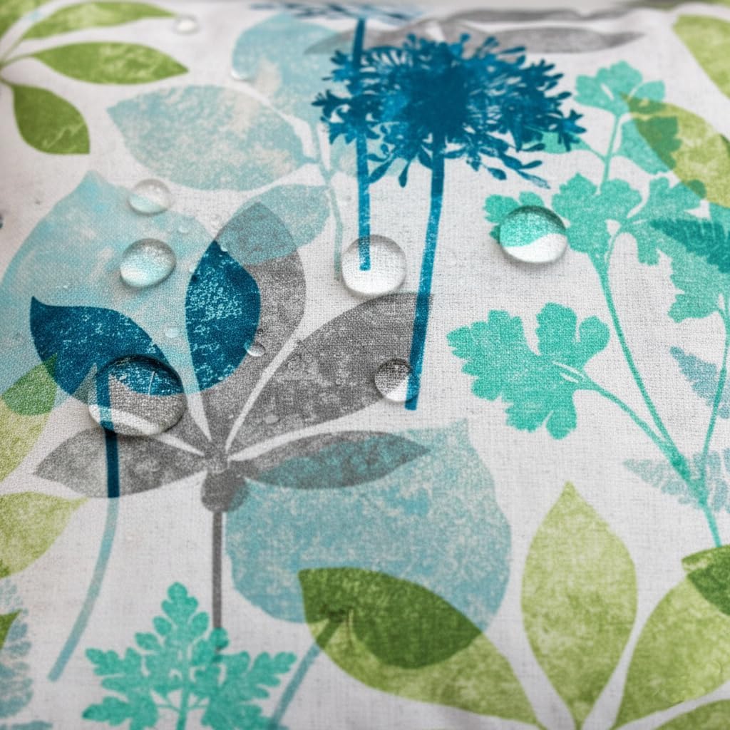 Floral Double-Sided 2-Pack Waterproof Pillow Covers 18x18