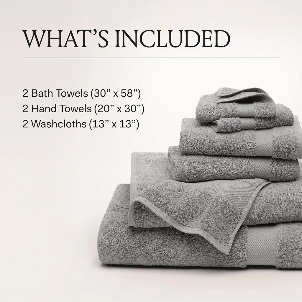 Shore 6-Piece Organic Cotton Towel Set