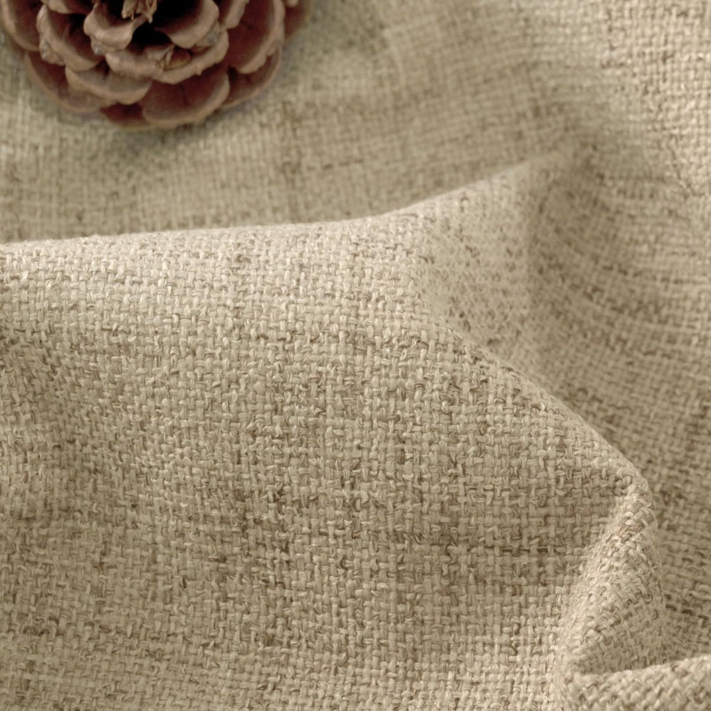 Burlap Blackout Grommet Curtains 72" 2 Panels