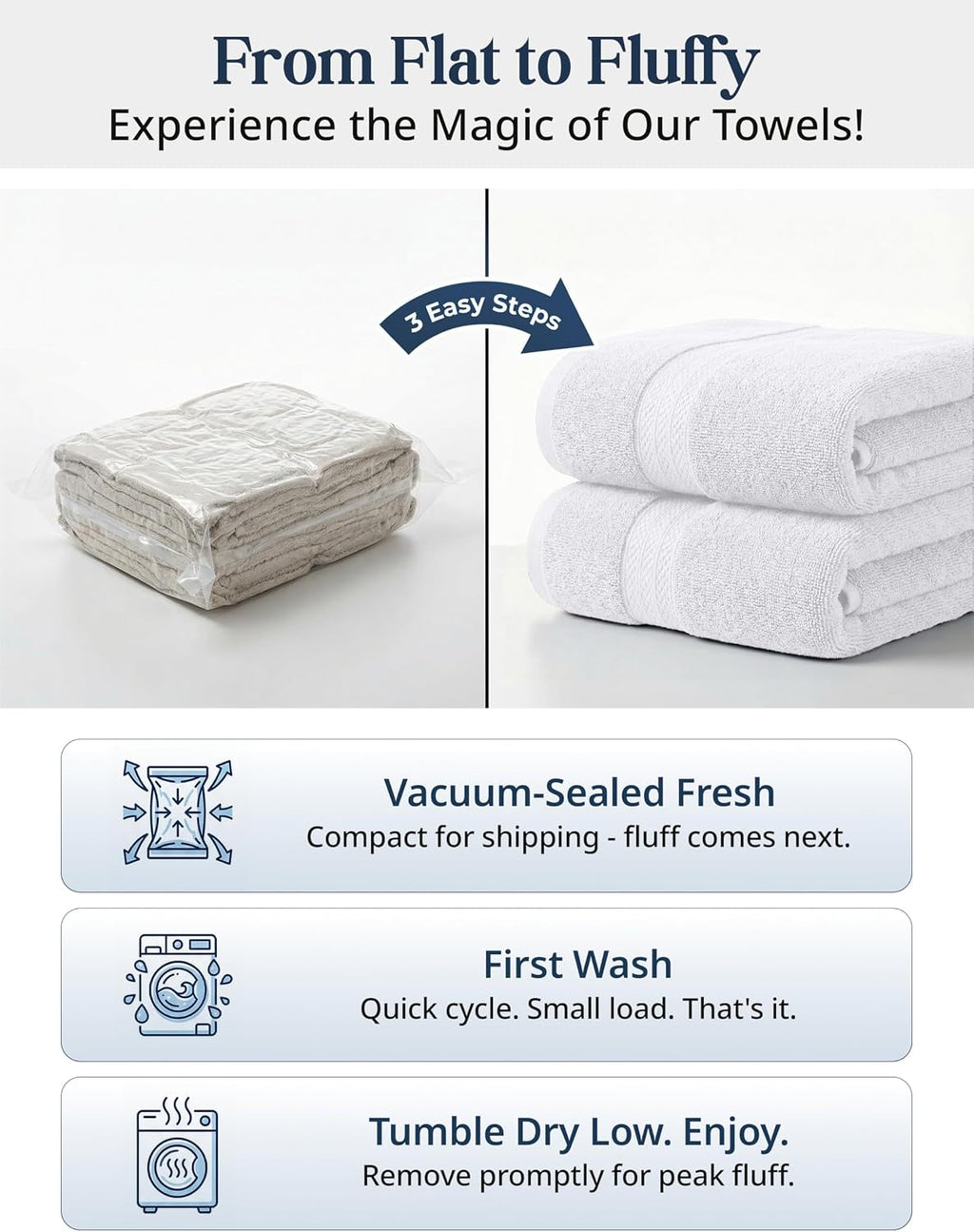 White 16-Piece Cotton Bath Towel Set