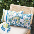 Off White Floral Waterproof 2-Pack Pillow Covers